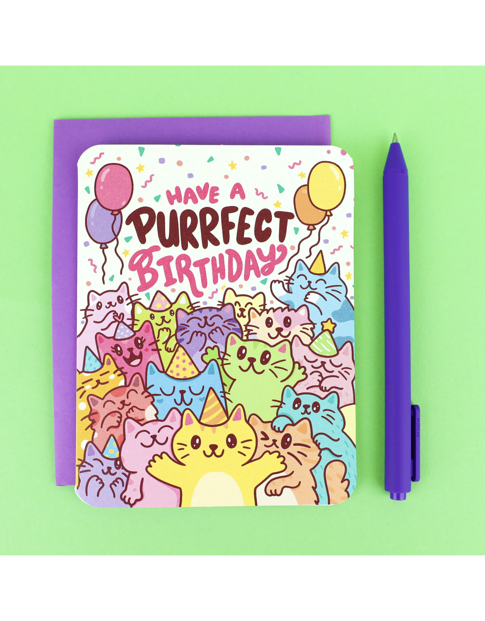 Have a Purrrfect Birthday Greeting Card