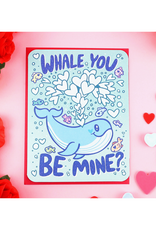 Whale You Be Mine Greeting Card