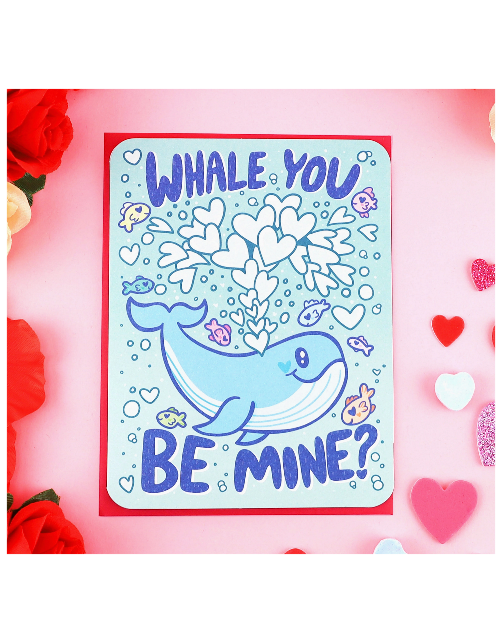Whale You Be Mine Greeting Card