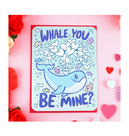 Whale You Be Mine Greeting Card
