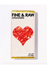 Valentine Sea Salt Chocolate Bar - 1 oz