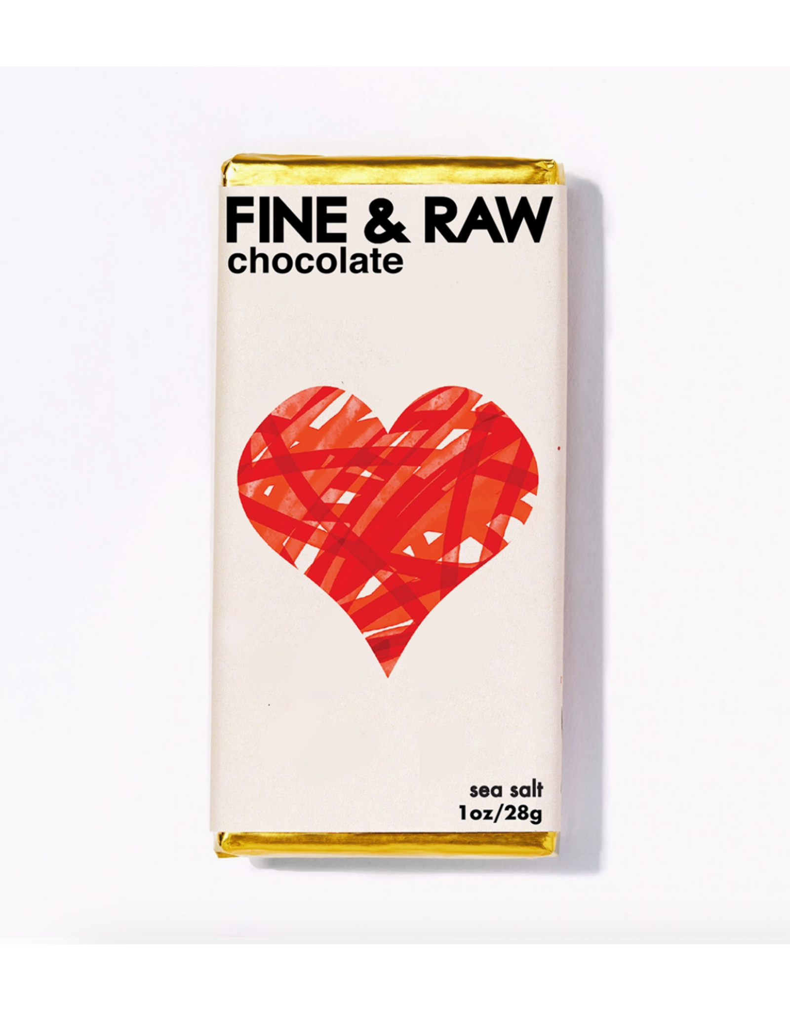 Valentine Sea Salt Chocolate Bar - 1 oz
