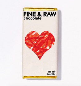 Valentine Sea Salt Chocolate Bar - 1 oz