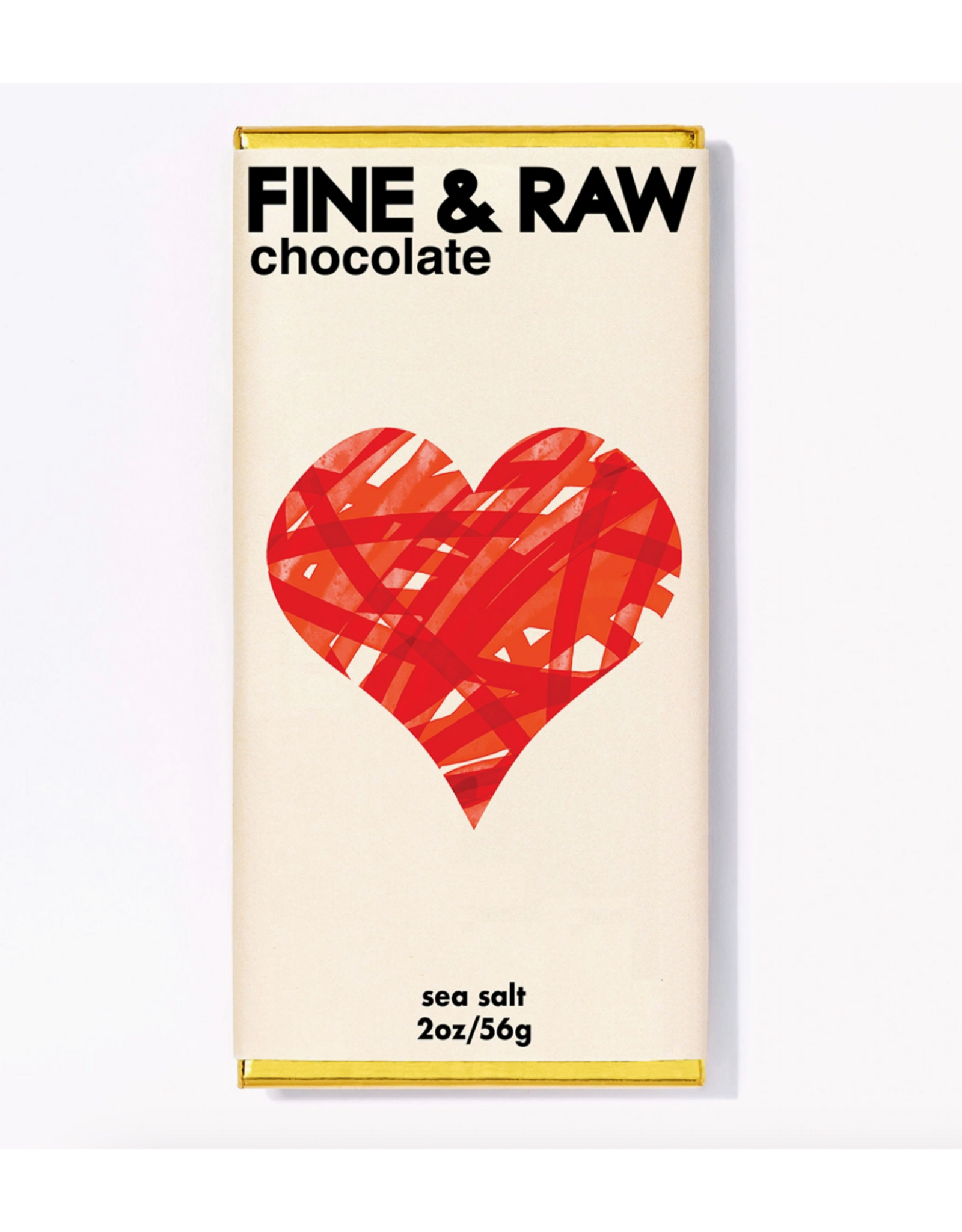 Valentine Sea Salt Chocolate Bar - 2 oz