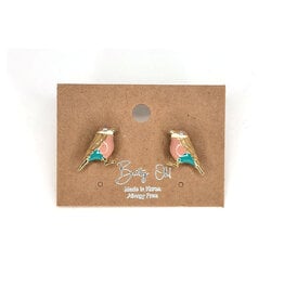 BettyOh Inc. 3D Blue Bird Stud Earring