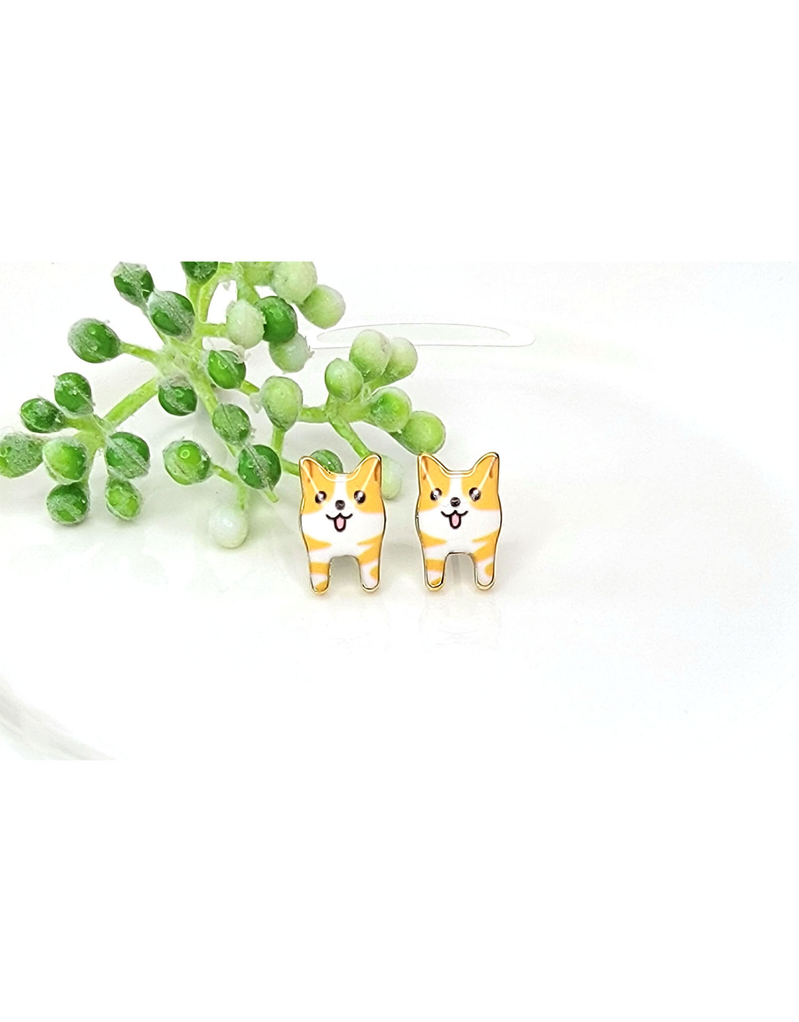 BettyOh Inc. Corgi Stud Earrings