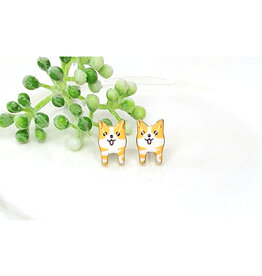 Corgi Stud Earrings