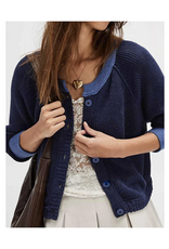Round Neck Button Cardigan