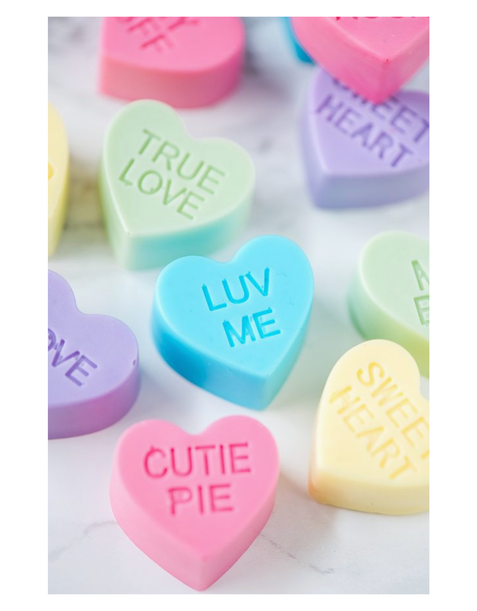 Conversation Heart Soap Bar (Assorted)