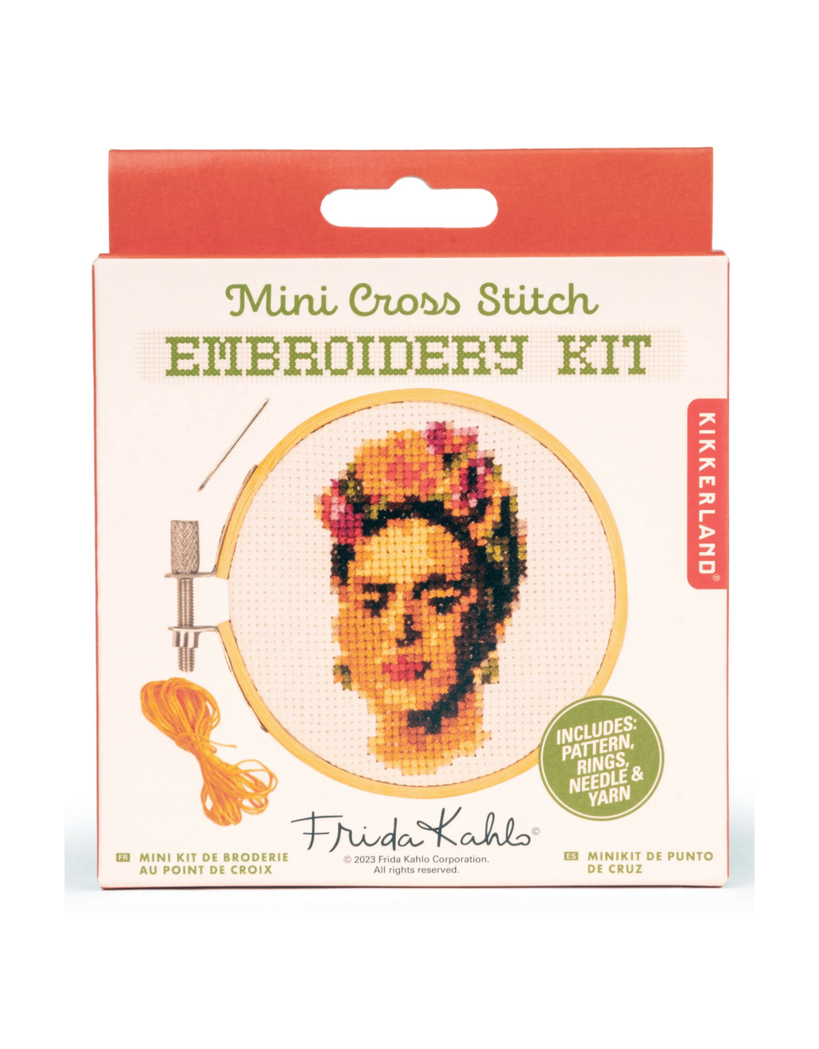 Frida Mini Cross Stitch Embroidery Kit