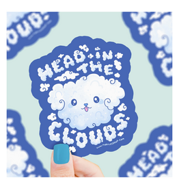 Head in the Clouds Puppy Sticker