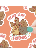 Hens Are Friends Sticker