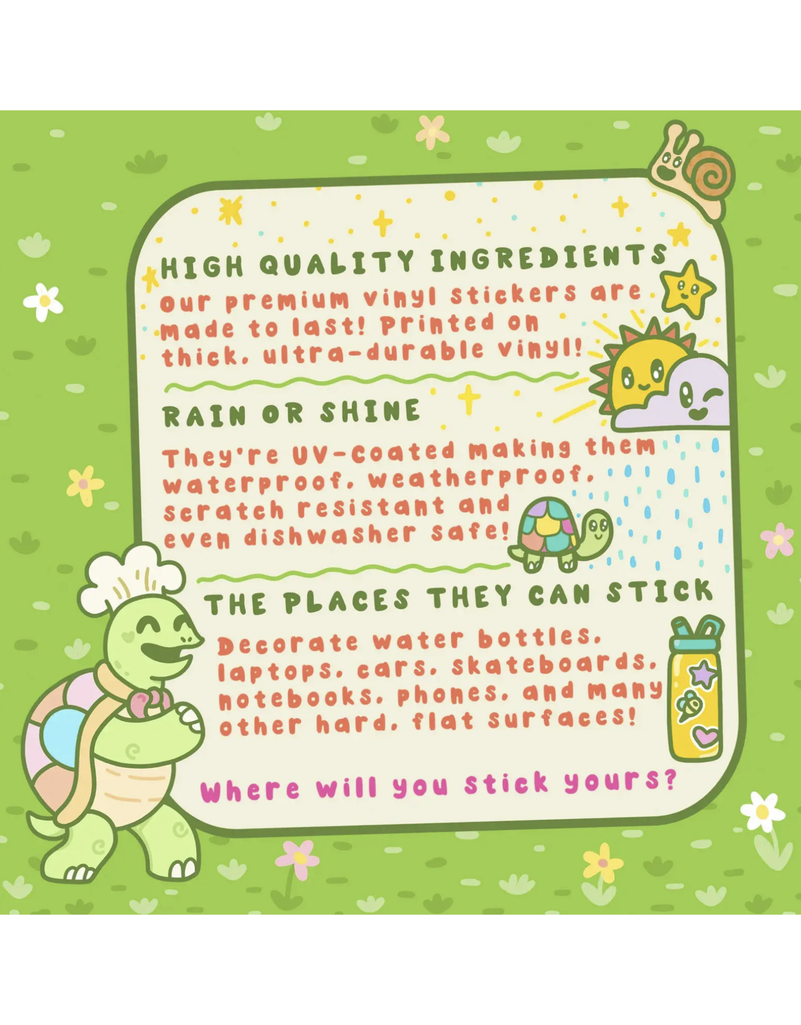 Hens Are Friends Sticker