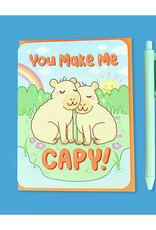 You Make Me Capy Capybara Greeting Card
