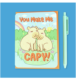 You Make Me Capy Capybara Greeting Card