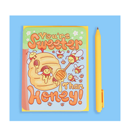 You're Sweeter Than Honey Bees Greeting Card