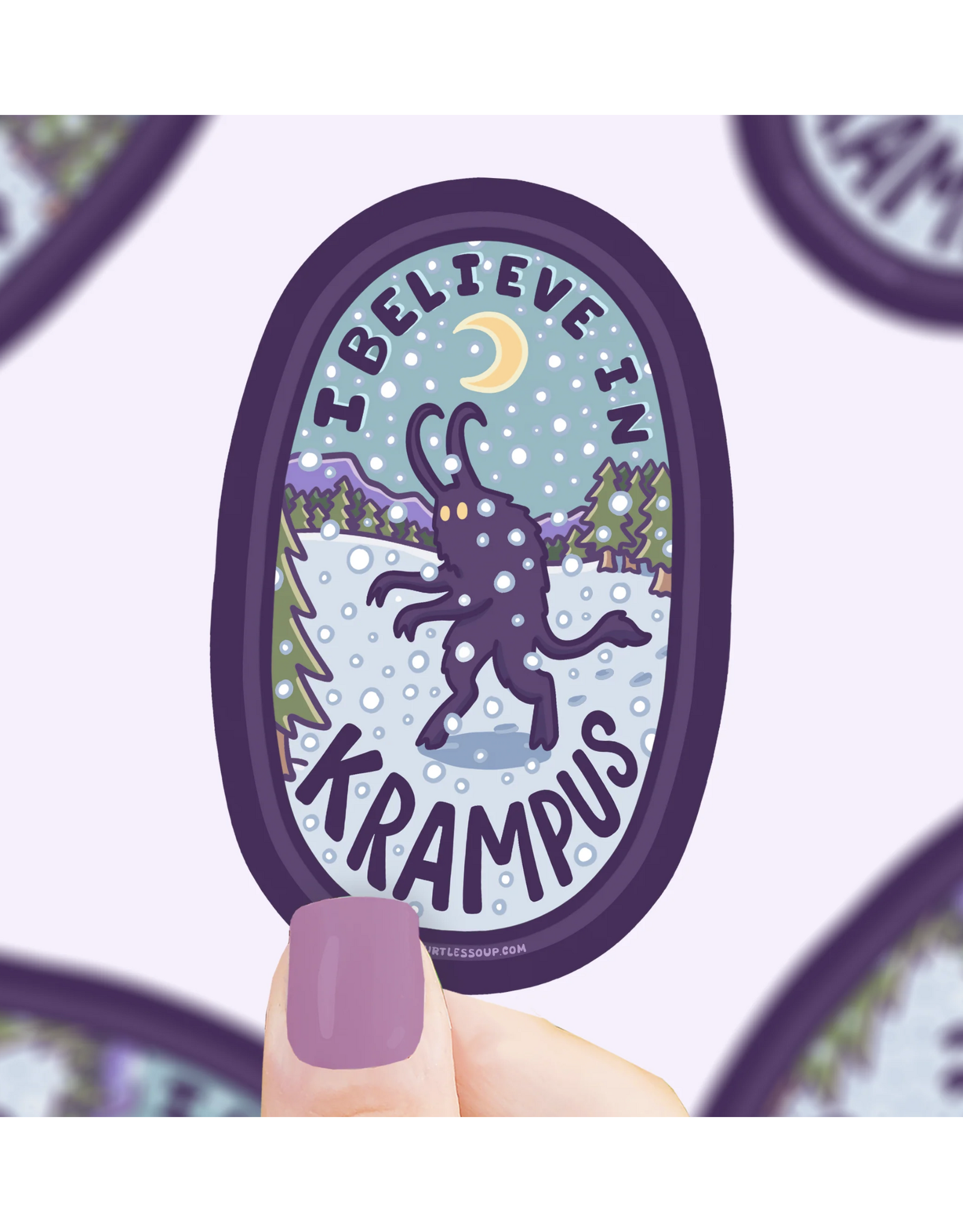 Believe in Krampus Sticker