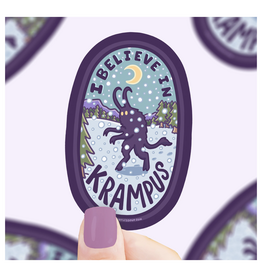 Believe in Krampus Sticker