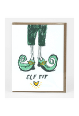 Elf Fit Greeting Card