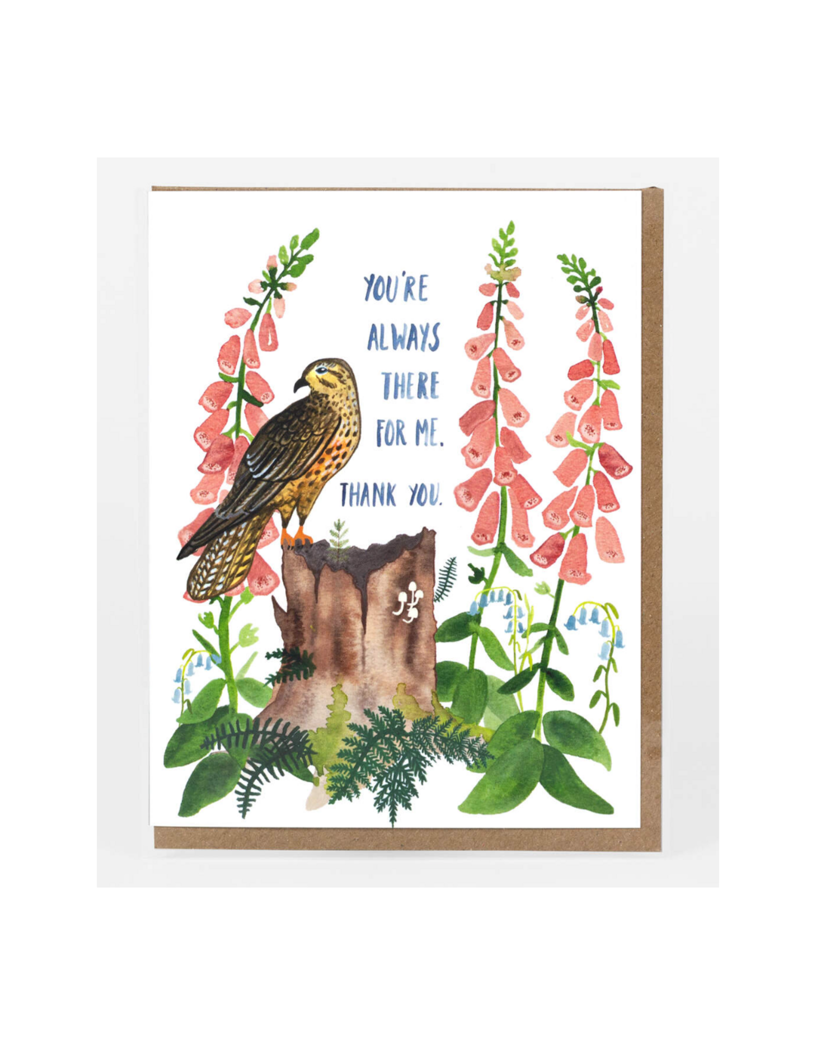 Always There For Me Hawk Greeting Card