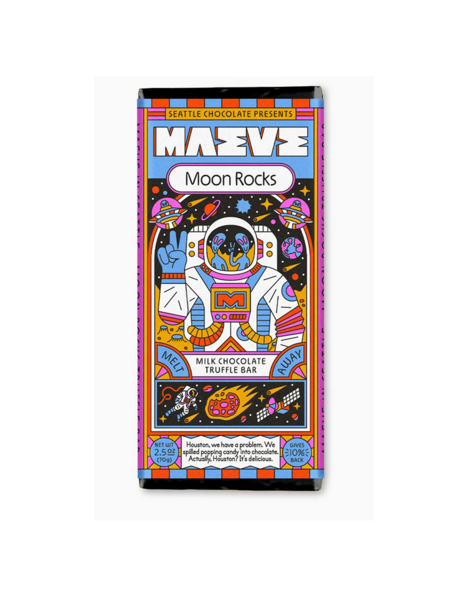 Moon Rocks Truffle Chocolate Bar
