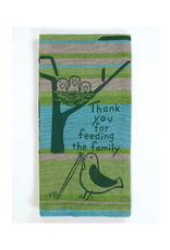 Feeding the Family Bird Dish Towel