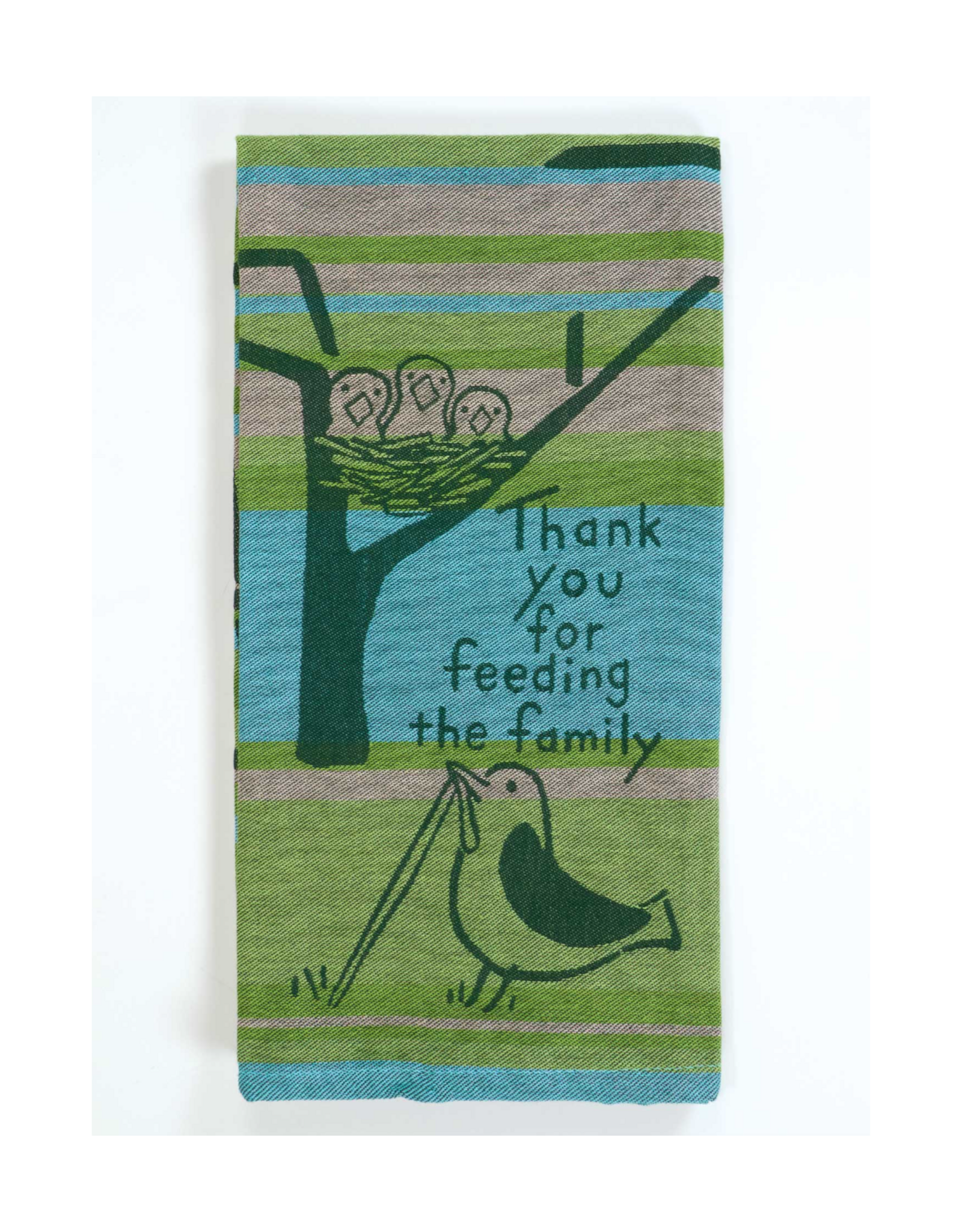 Feeding the Family Bird Dish Towel