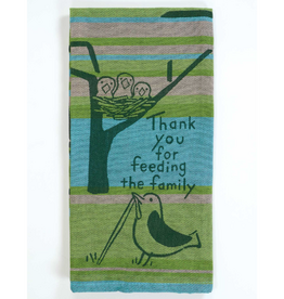 Feeding the Family Bird Dish Towel