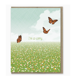 I'm So Sorry Monarch Butterflies Greeting Card