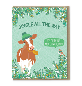 More Cowbell Holiday Card