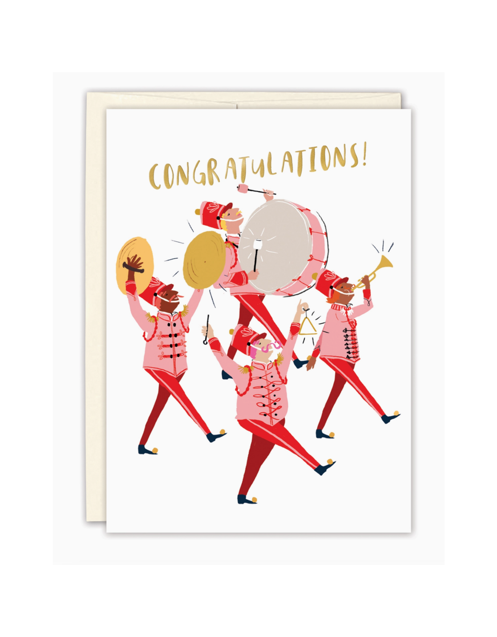 Congratulations Marching Band Greeting Card