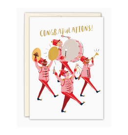 Congratulations Marching Band Greeting Card