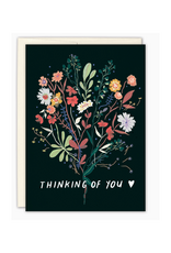 Thinking of You Evening Bouquet Greeting Card