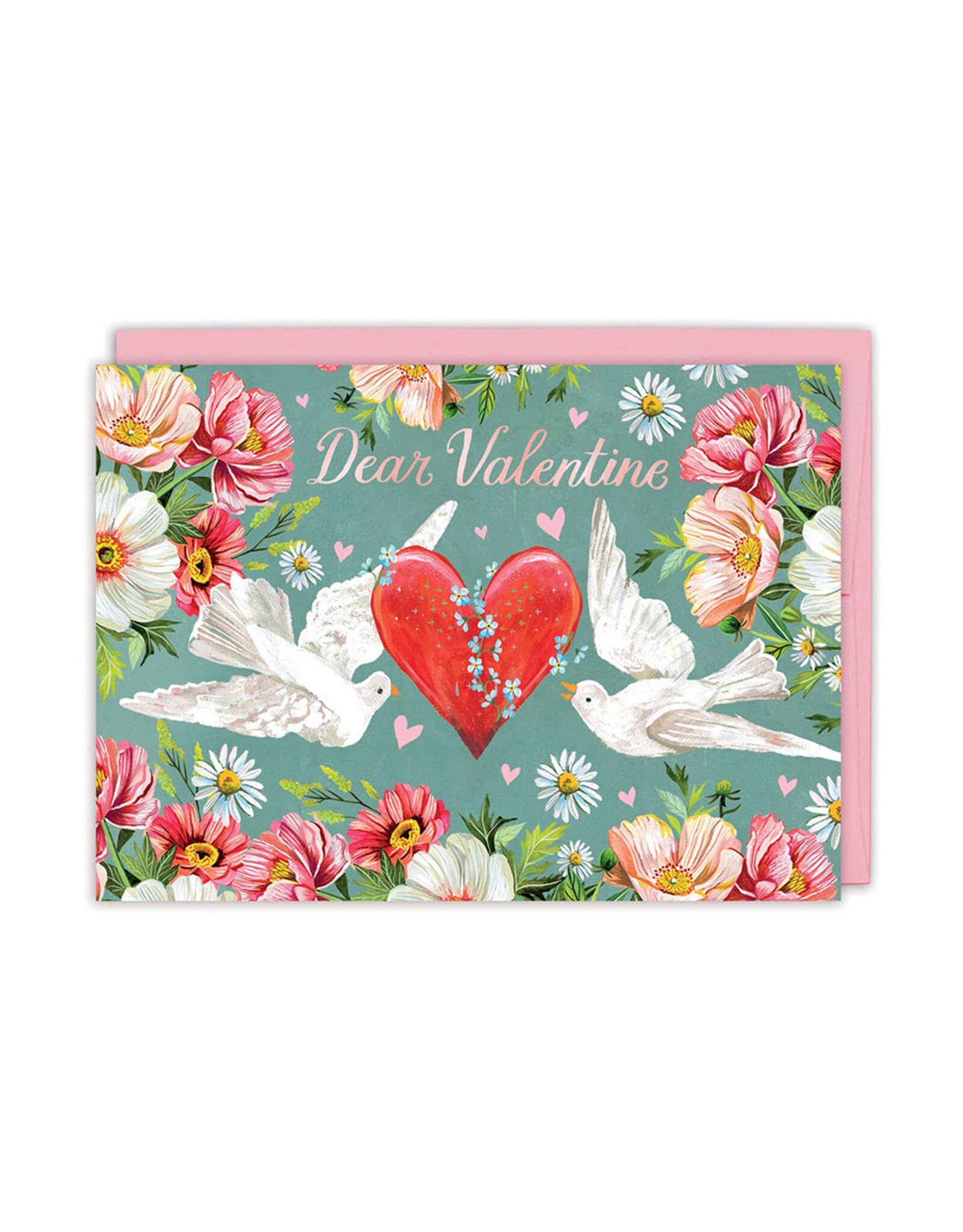 Dear Valentine Doves Greeting Card