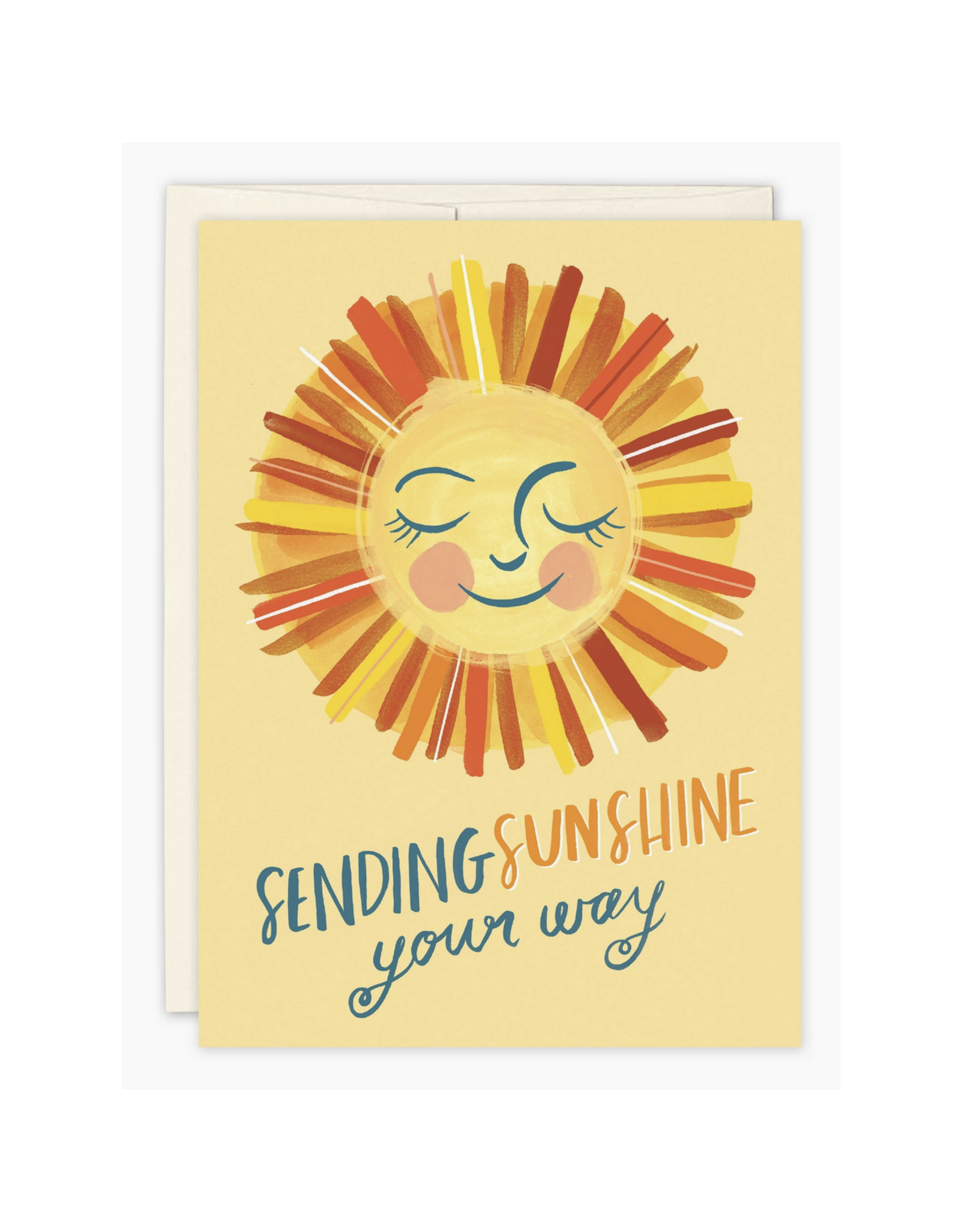 Sending Sunshine Your Way Greeting Card