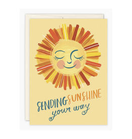 Sending Sunshine Your Way Greeting Card