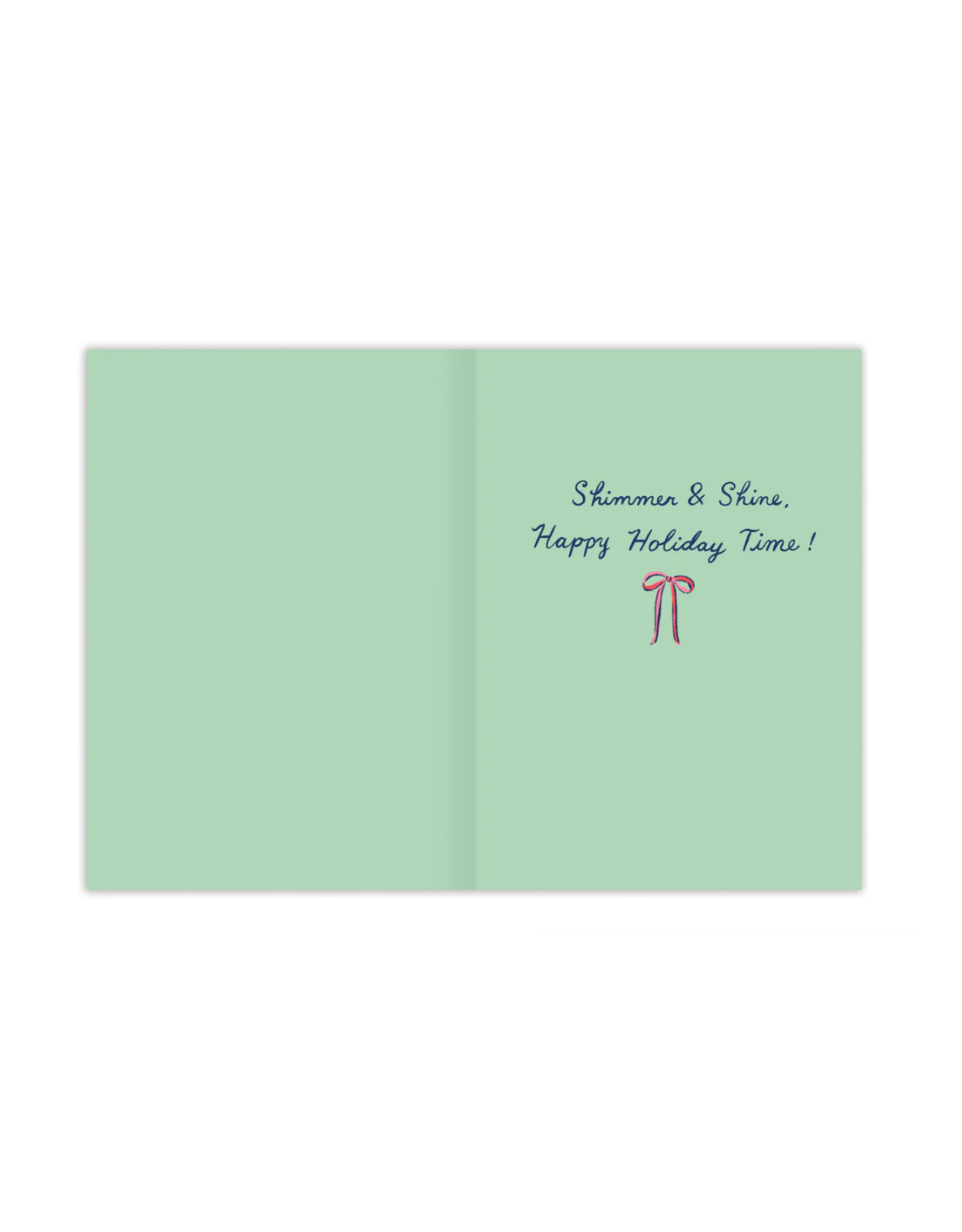 Deck the Halls Reindeer Holiday Greeting Card