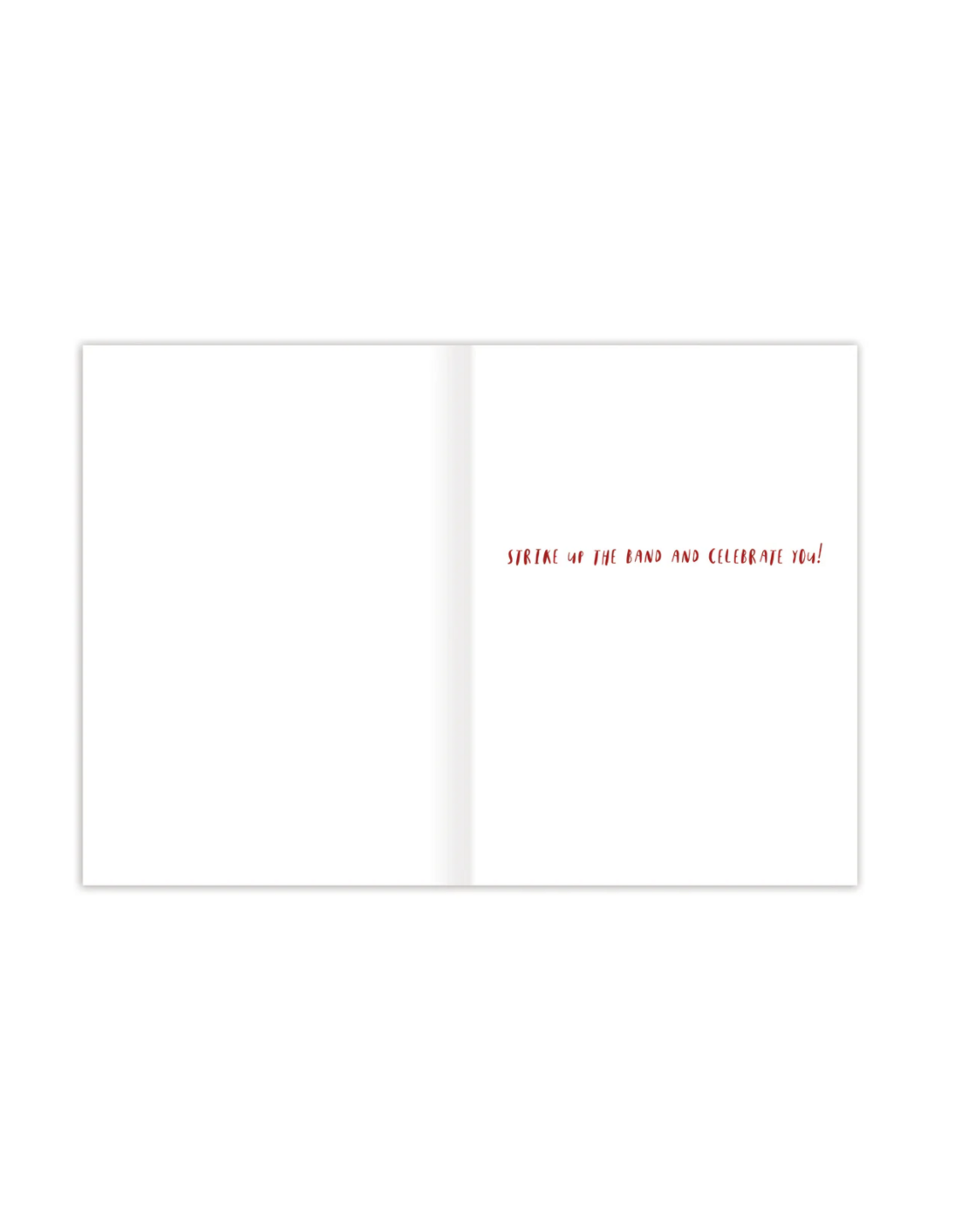 Congratulations Marching Band Greeting Card