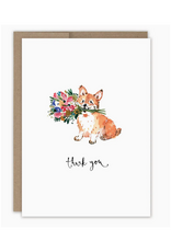 Corgi Thank You Greeting Card