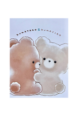 Fluffy Bear Hug Mini Notepad