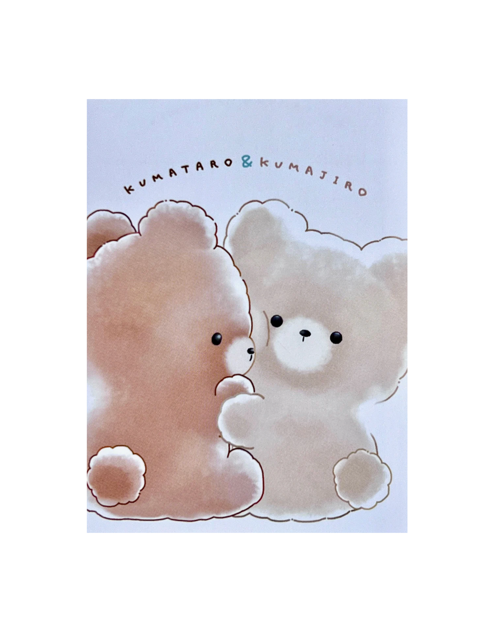 Fluffy Bear Hug Mini Notepad
