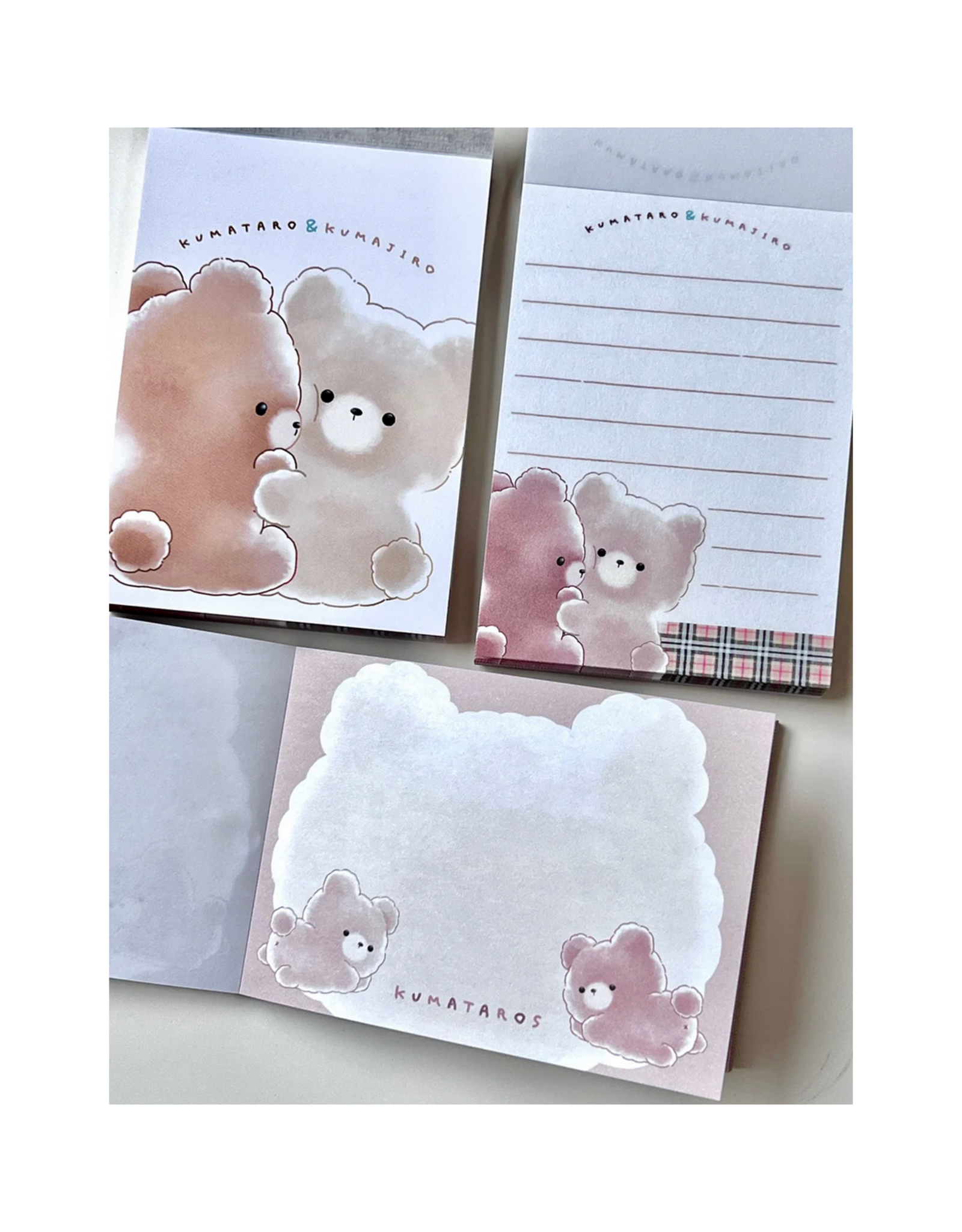 Fluffy Bear Hug Mini Notepad