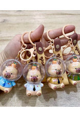 Space Capybara Keychain Charm (Assorted)