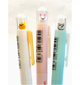 Peekaboo Animals Clicky Gel Pen (Assorted)