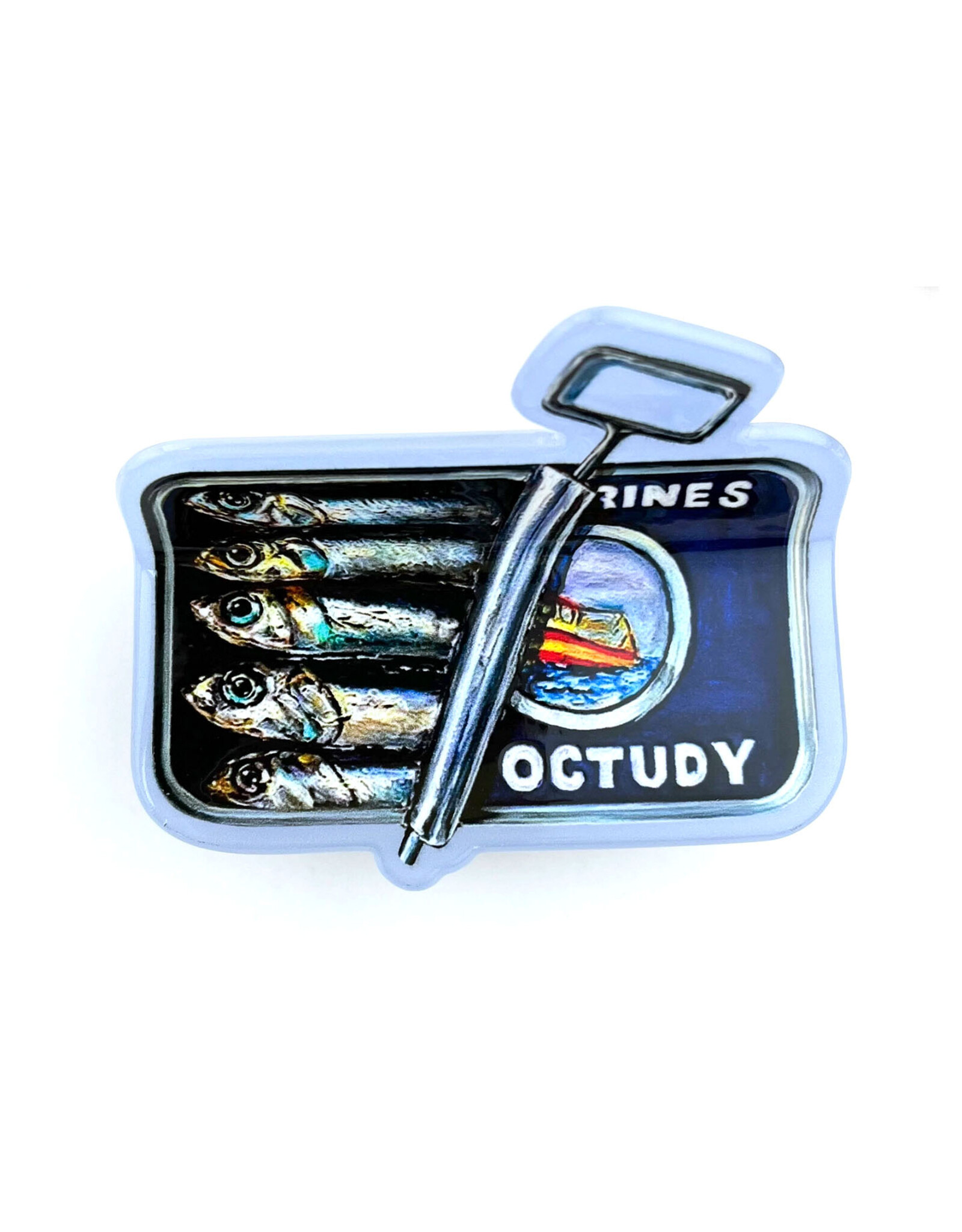 Sardine Tin Claw Clip