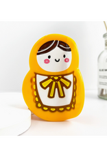 Yellow Matryoshka Claw Clip