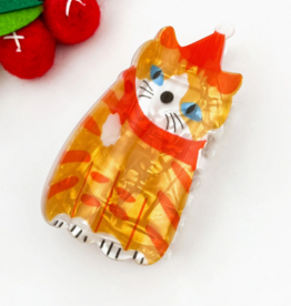 Christmas Cat Claw Clip - Small