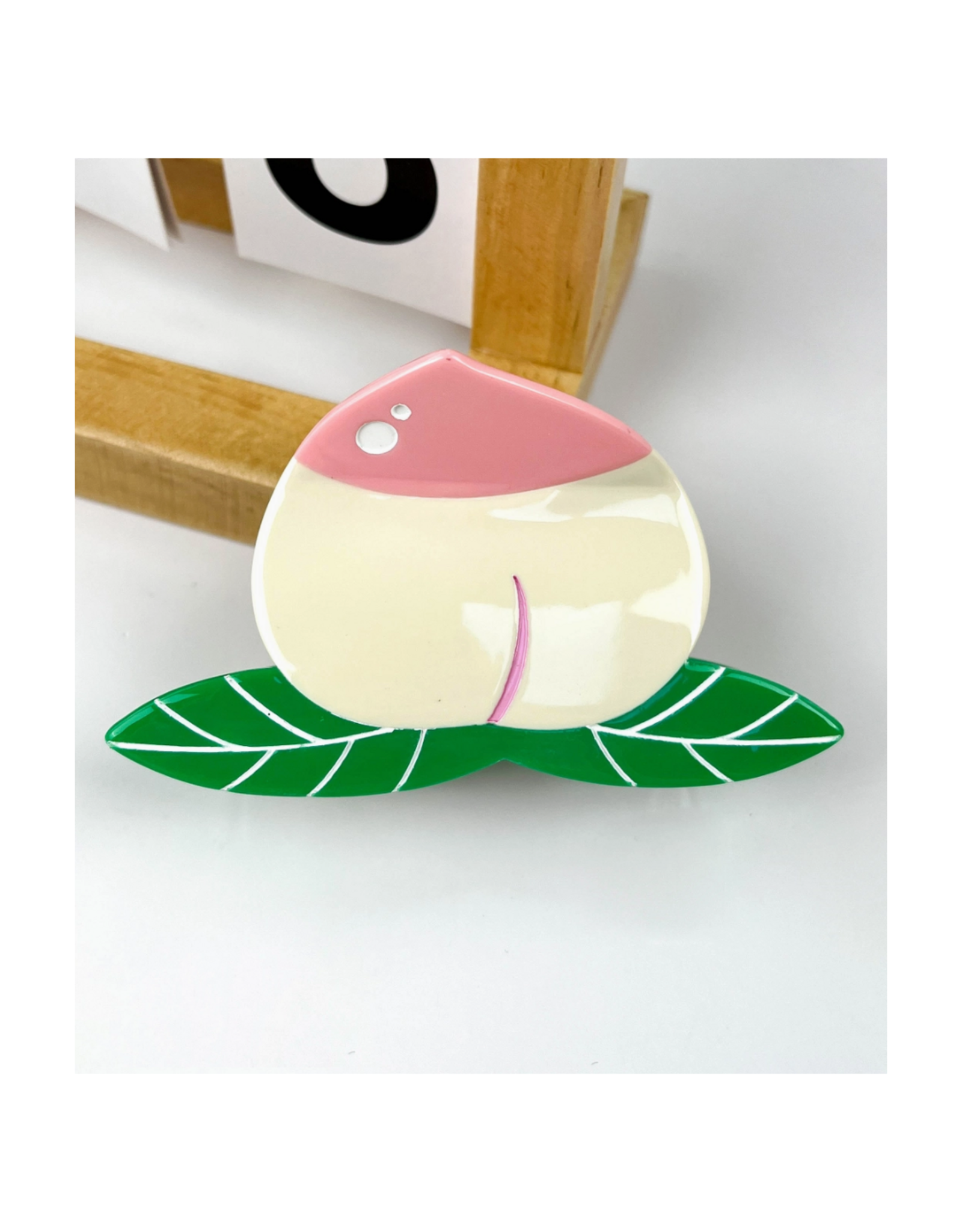 Pink Peach Claw Clip