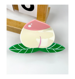 Pink Peach Claw Clip