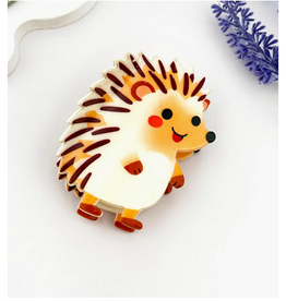 Happy Hedgehog Claw Clip
